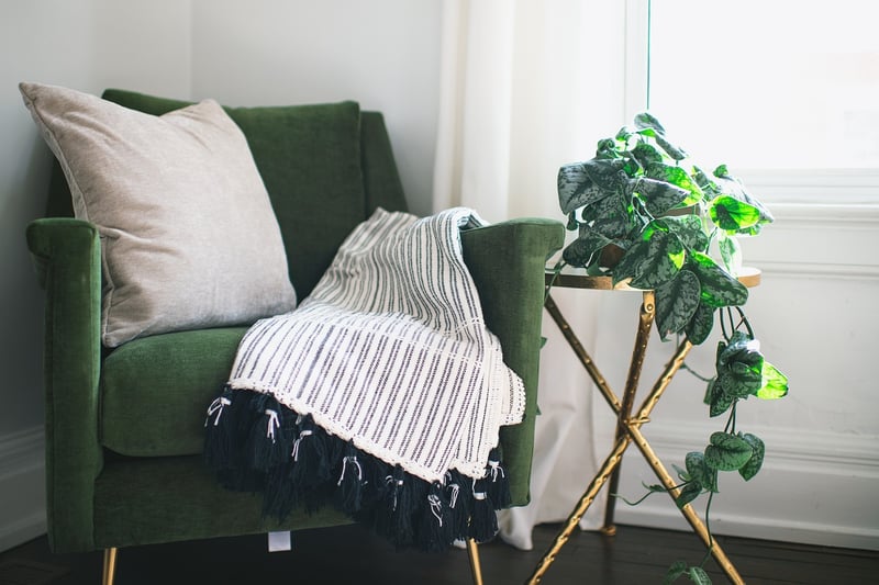 Upcycled throw pillows